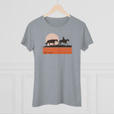 Cowboy Silhouette Women's Triblend Tee