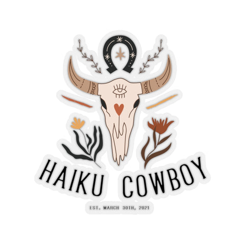 Bulls Horn Haiku Stickers