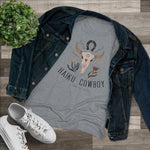 Women's Haiku Cowboy Tri-Blend Crew Tee