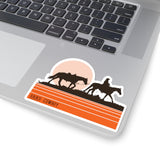 Sunset Silhouette Stickers